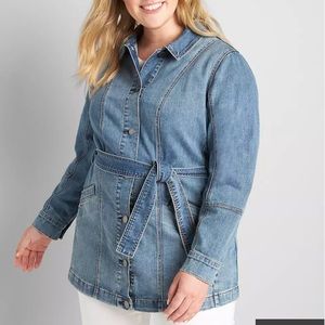 Belted Denim Jacket